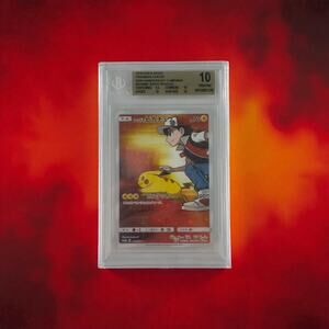 2018 Red’s Pikachu 279/SM-P BGS 10 Pristine Japanese 20th Anniversary Promo
